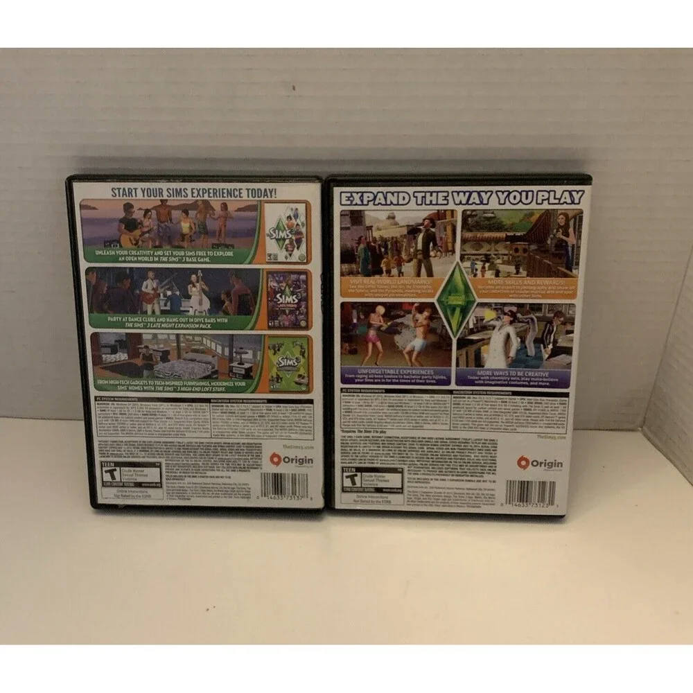 kids pc games cd rom lot the sims expansion bundle &starter pack